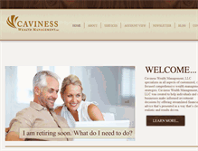 Tablet Screenshot of cavinesswealth.com